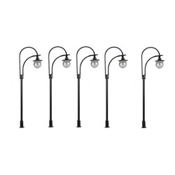 Simple globe streetlights.