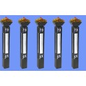 Lamp with flowers.