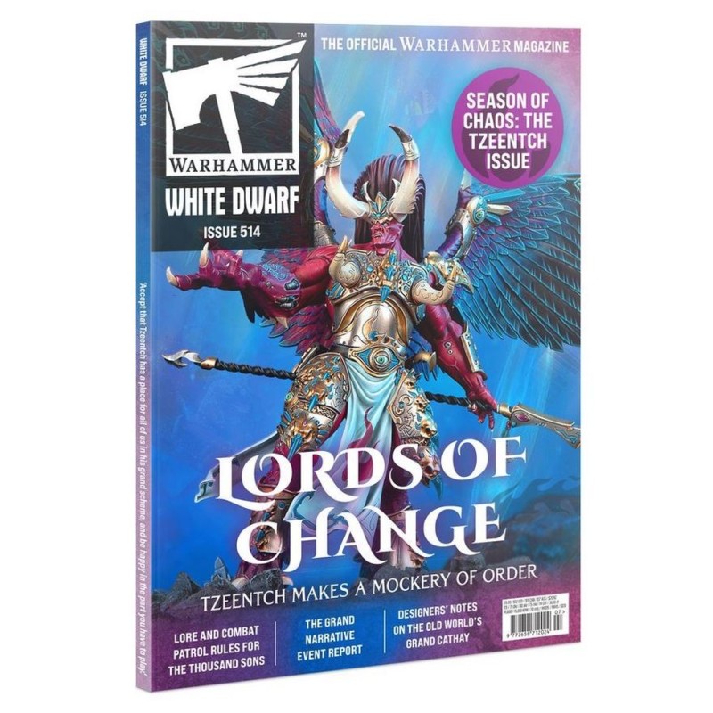 Numero 514 della rivista White Dwarf. Luglio 2025.