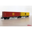 Sggrss 80' Ermewa Container-Plattform.