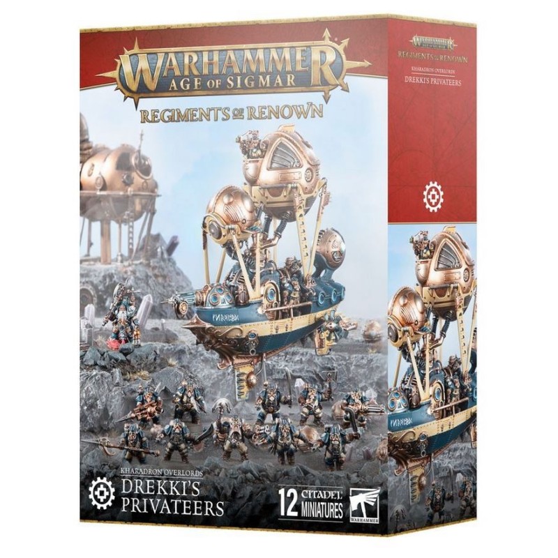 Kharadron Overlords: Regimento de renome: Drekki Corsairs.