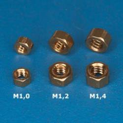 Brass nuts M2,0 (x20). RB 107-20