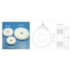 15 teeth gear. Diameter 10,2 mm (x10).