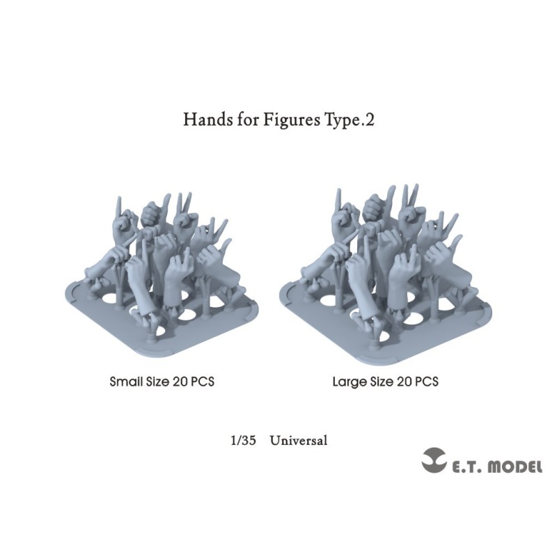 Hands for Figures Type 2. Hands for Figures Type 2.