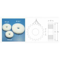 18 teeth gear. Diameter 12,0 mm. RB 110-18