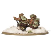 Britisches und kanadisches Infanterie-MMG-Team.