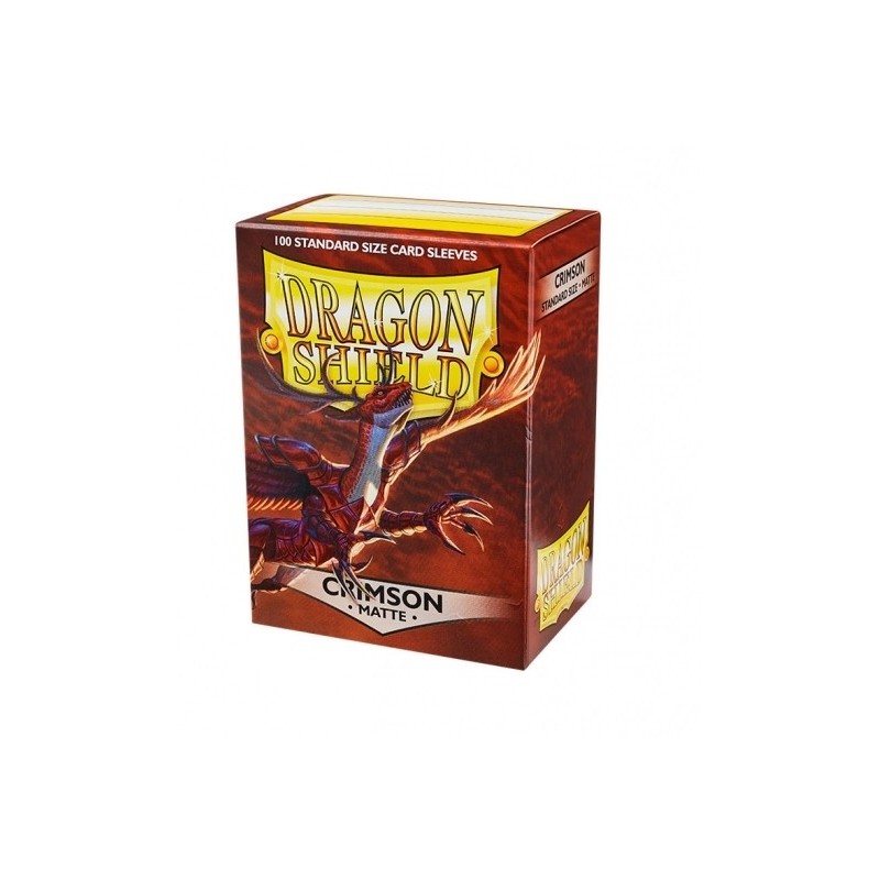 Caixas Vermelhas Carmesim Fosco Padrão (100 casos).