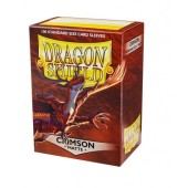 Caixas Vermelhas Carmesim Fosco Padrão (100 casos).