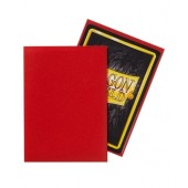 Étuis standard rouge cramoisi mat (100 étuis).