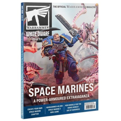 Ausgabe 515 des White Dwarf Magazins. August 2025.