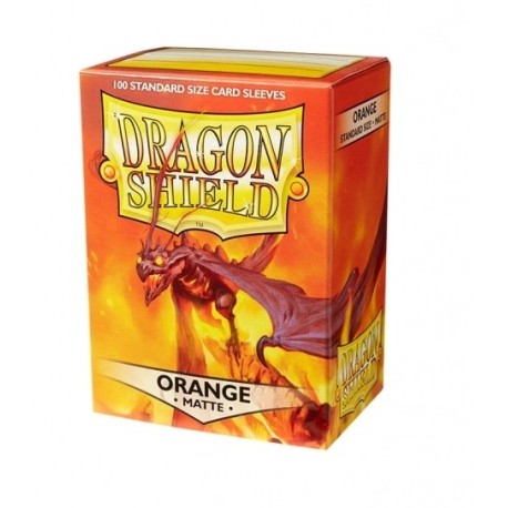 Fundas Standard Matte Naranja (100 fundas).