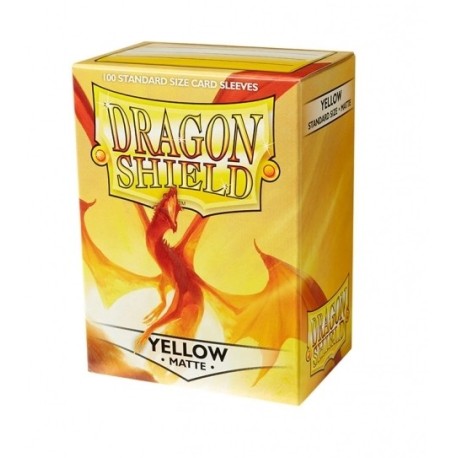 Fundas Standard Matte Amarillo (100 fundas).