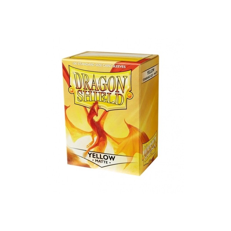 Fundas Standard Matte Amarillo (100 fundas).