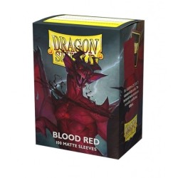 Fundas Standard Matte Simurag Rojo - Blood Red (100 fundas).