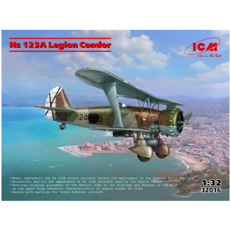 Henschel Hs 123 A-1 - Legione Condor. Henschel Hs 123 A-1 - Legione Condor.