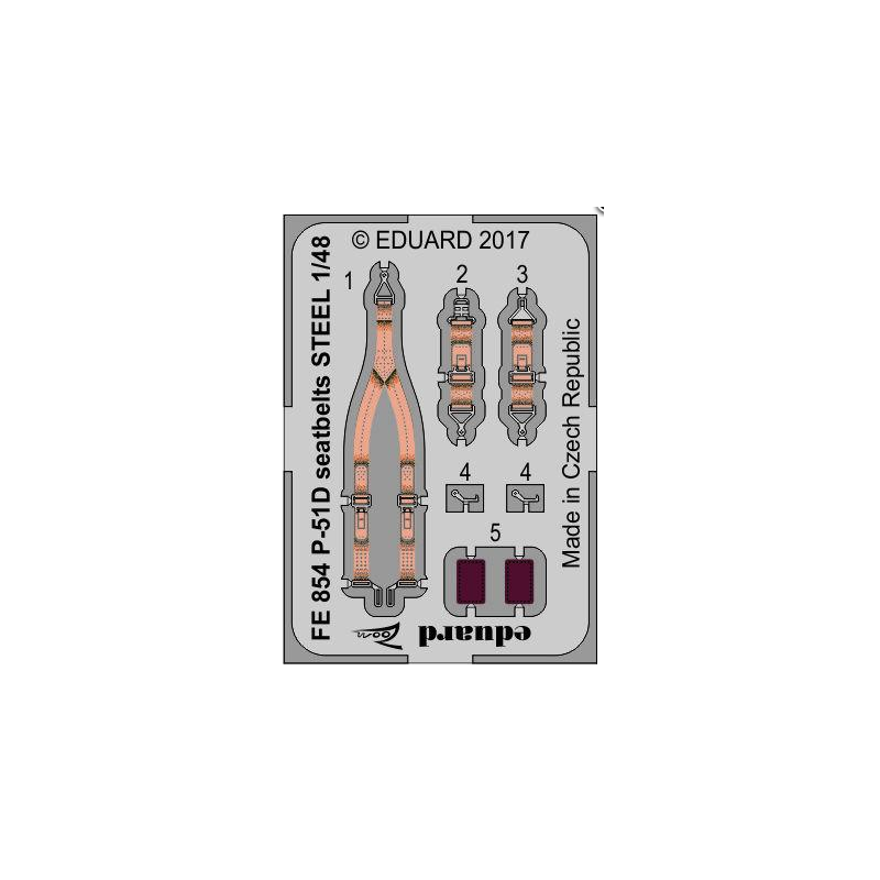 Ceintures de sécurité AIRFIX P-51D STEEL.