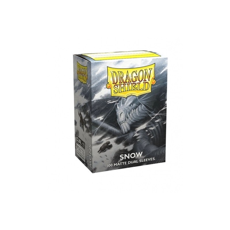 Capas Standard Dual Matte Snow Nirin White (100 capas).