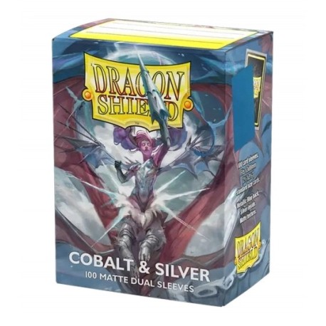 Caixas Padrão Mate Dual Cobalt/Silver (100 unidades).