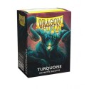 Capas Atebeck Turquesa Mate Standard (100 caixas).