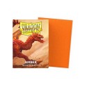 Standard Matte Sleeves Orange Amber (100 sleeves)