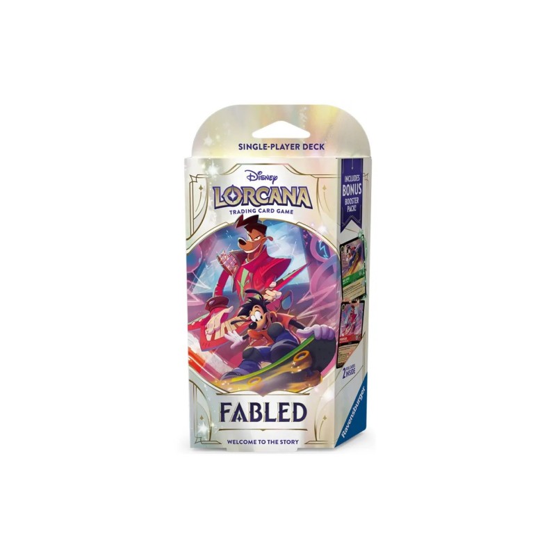 Lorcana Fabled: Smeraldo / Rubino Starter Deck (Inglese).