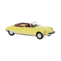 Citroën DS Cabriolet, hellgelb.