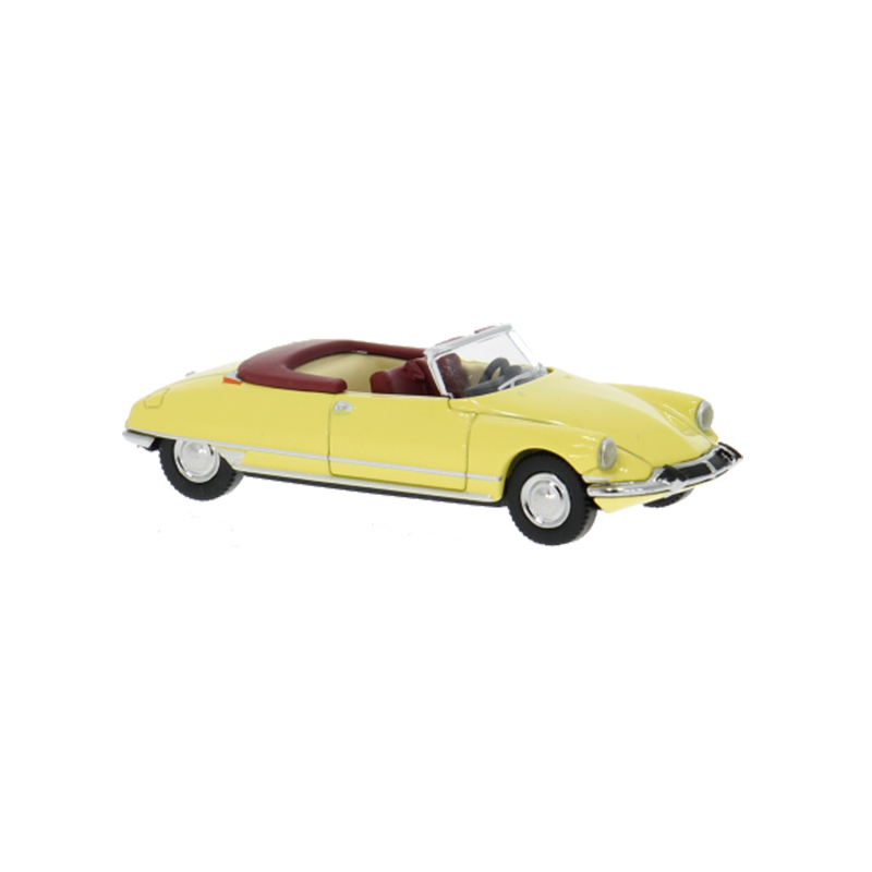 Citroën DS Cabriolet, amarelo claro.
