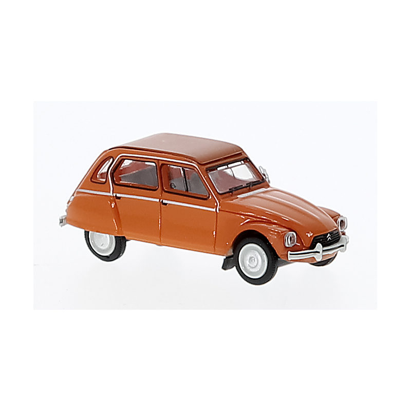 Citröen Dyane, orange.