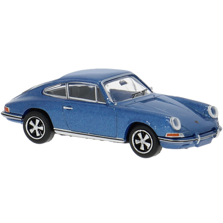 Porsche 911, bleu métallisé.