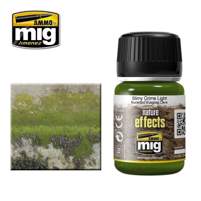Efecto natural de suciedad musgosa clara. 35 ml.