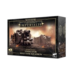 Legions Imperialis : escadron de chars de siège Vindicator.