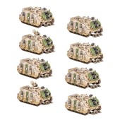 Legions Imperialis: Belagerungspanzerstaffel des Verteidigers.