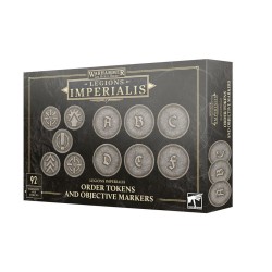 Legions Imperialis : jetons d’ordre et marqueurs d’objectif.