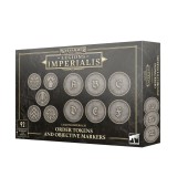 Legions Imperialis: Order Tokens and Objective Markers.