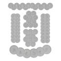Legiões Imperiais: Fichas de ordem e marcadores objetivos.