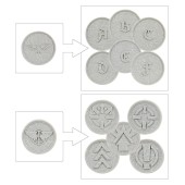 Legions Imperialis: Order Tokens and Objective Markers.