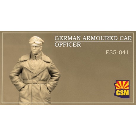 German armoured car officer.