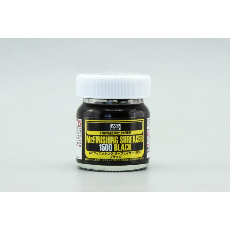 Mr Finishing Surfacer 1500. 40 ml. Negro. MR HOBBY SF288