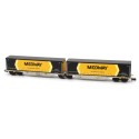 Piattaforma portacontainer Sggmrss 90' Medway.