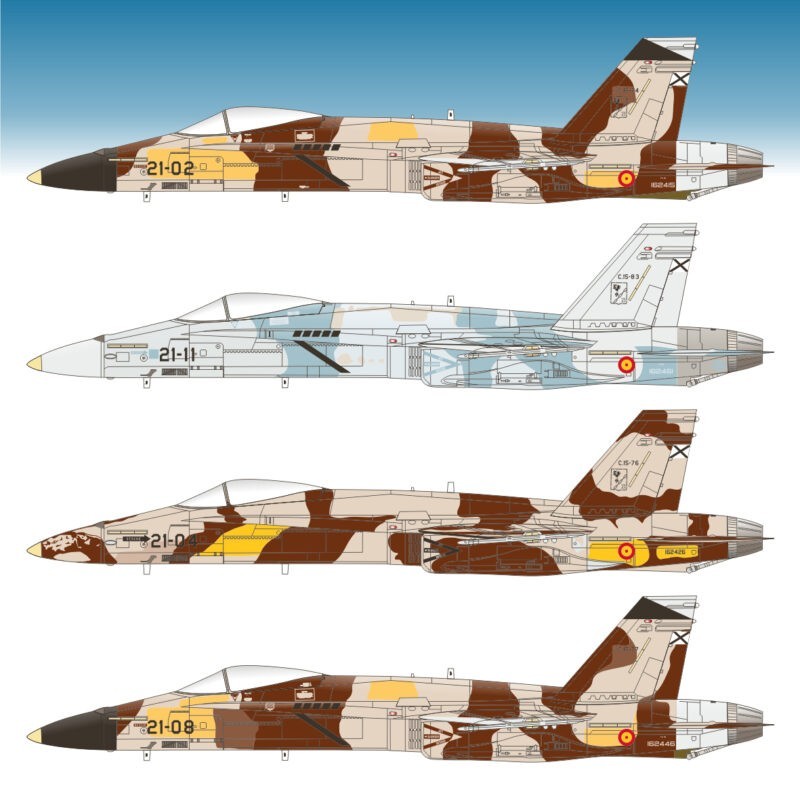 Decalques: F-18 A Hornet Aggreessor.