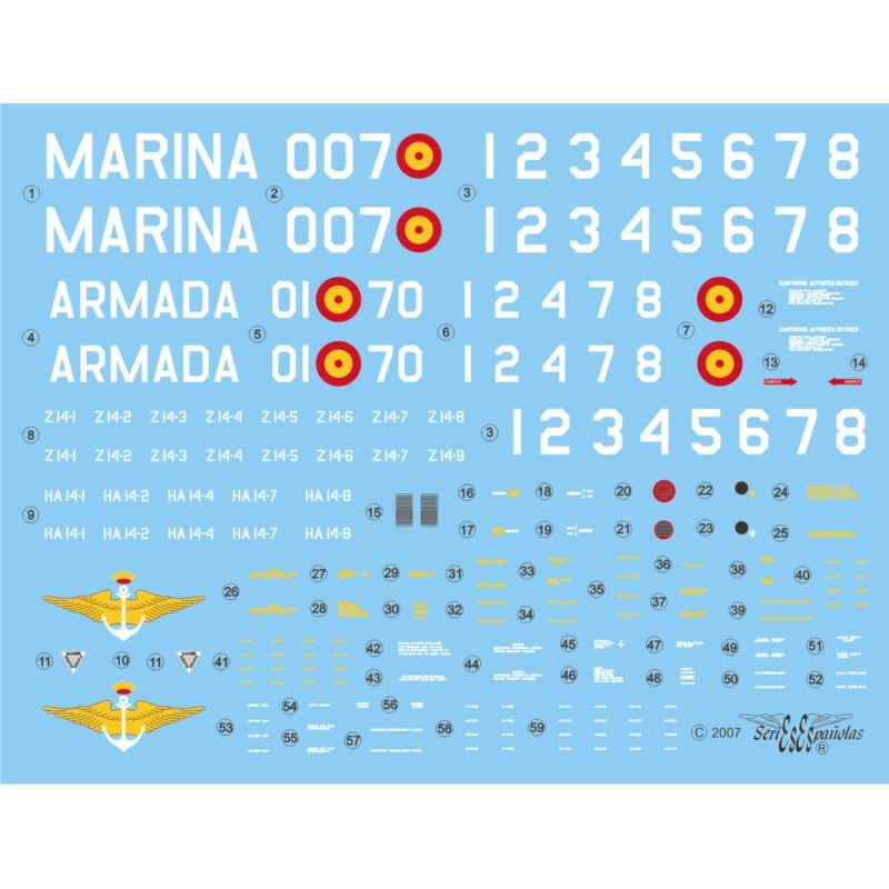 Decal set: AH-1G Cobra.