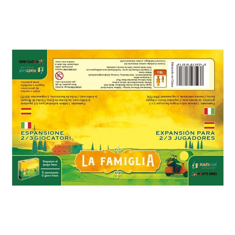 The Family : The Great Mafia War (ES/IT) Extension 2/3 joueurs.