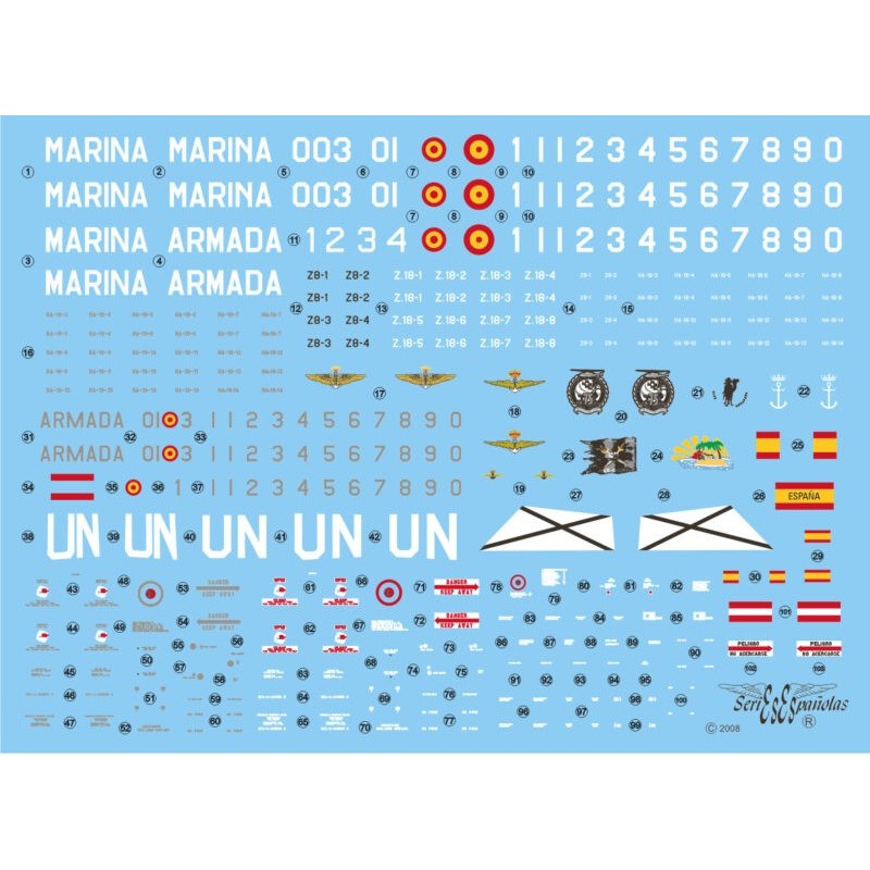 Calcas: AB-204 y AB-212.