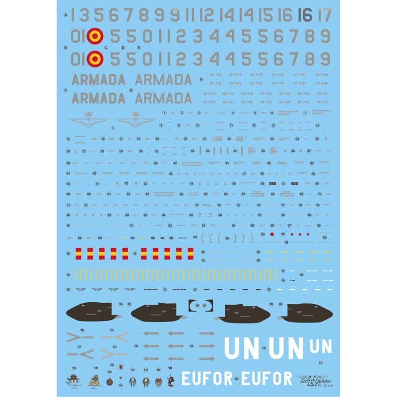 Abziehbilder: SH-3D/H Sea King.