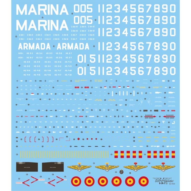 Decalcomanie: SH-3D/H Sea King.