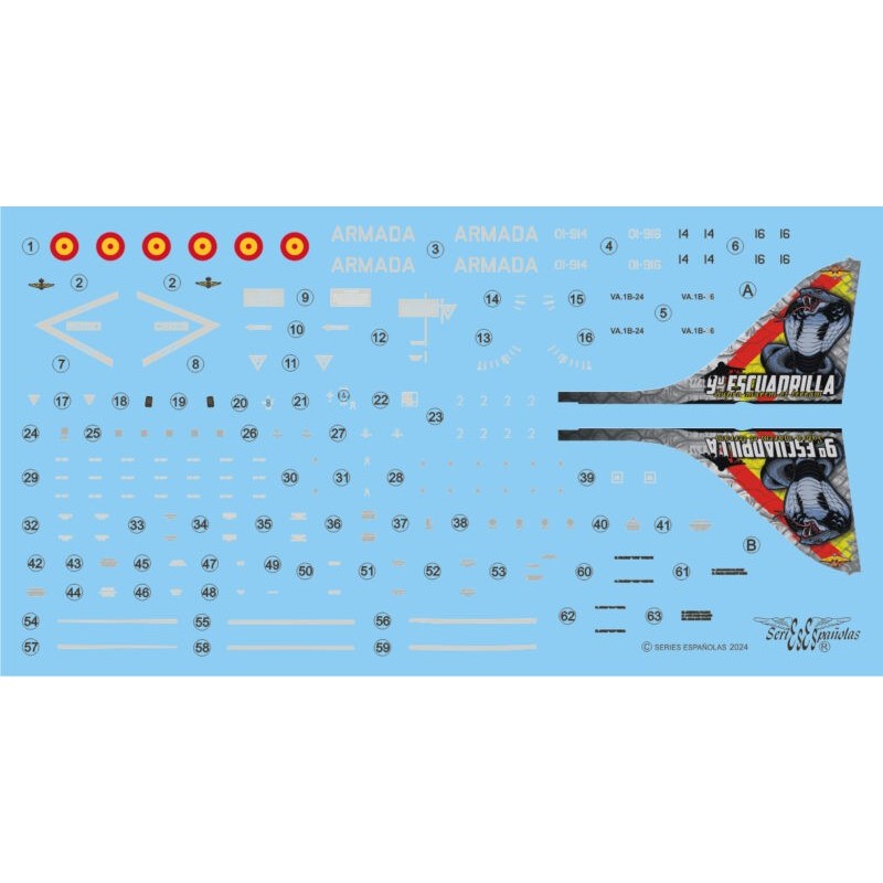 Decalques: AV-8B Plus Air Tattoo 2023.