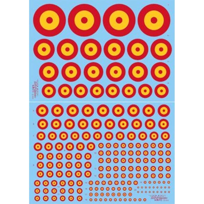Decal set: Spanish Roundels.