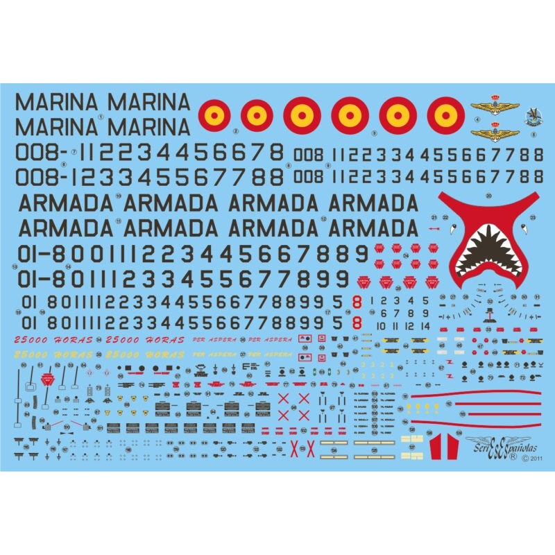 Decal set: AV-8S Matador.