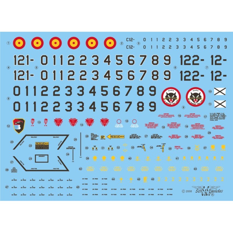 Decalcomanie: F-4C Phantom II.