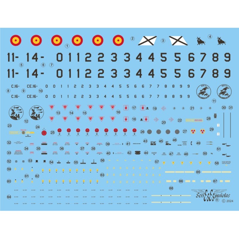 Decal set: Eurofighter EFA 2000.